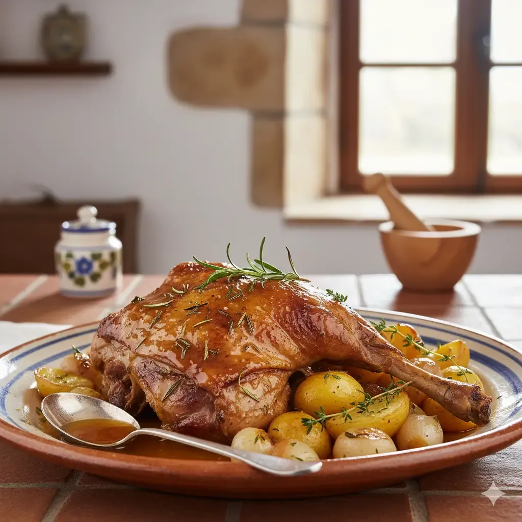 Cabrito asado al Jerez