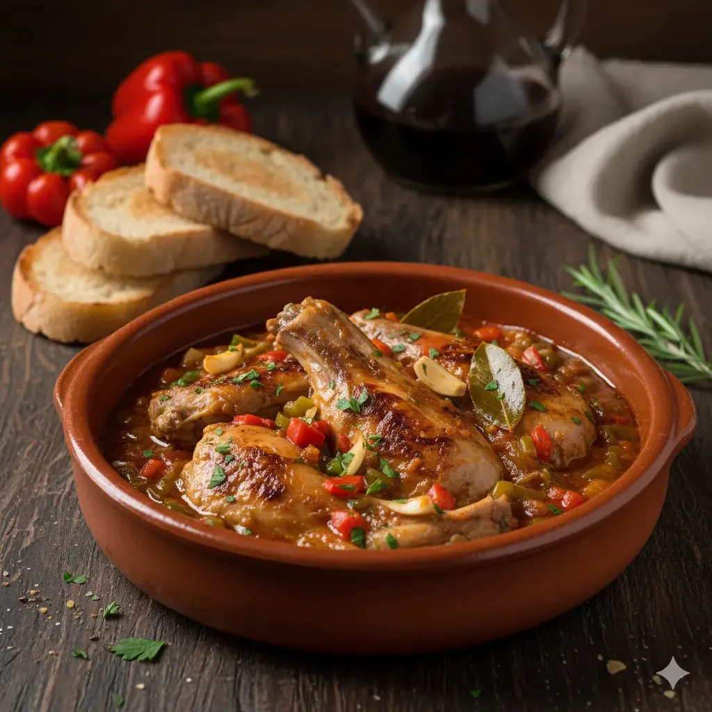 Conejo al salmorejo (Aragón)